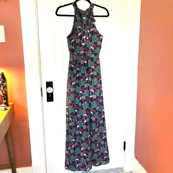 Miami Floral Maxi Dress Sz S​​ - Picture 2 of 9